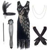 Gatsby 20s Style Dress Black