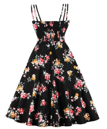 Plus Size Vintage Style Dress Composition