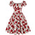 Liberty Plus Size kjole i vintagestil