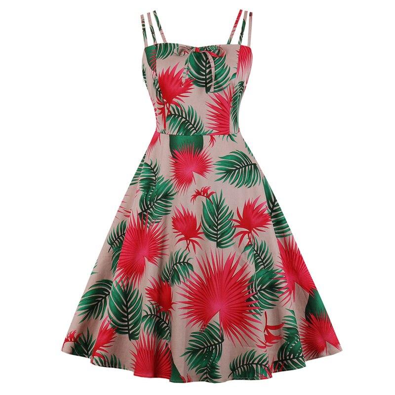Spring Plus Size Vintage Style Dress
