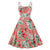 Pink Plus Size Vintage Style Kjole