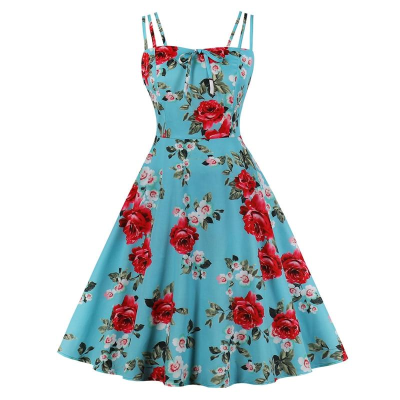 Roses Plus Size Vintage Style Dress