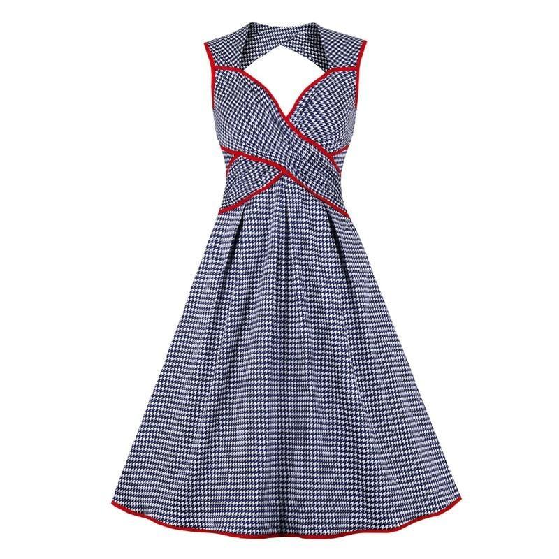 Vintage Apron Dress Blue