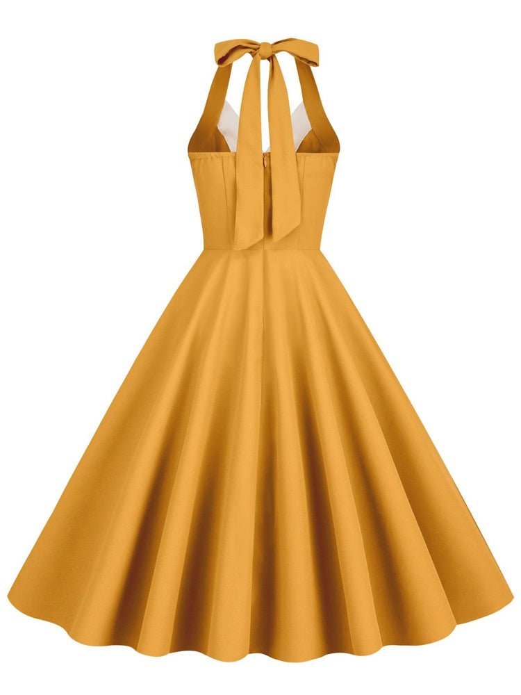 60s Yellow Dress