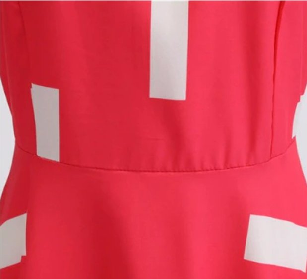 Vintage Trapeze Dress With Lace Collar