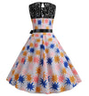 Vintage Star Trapeze Dress