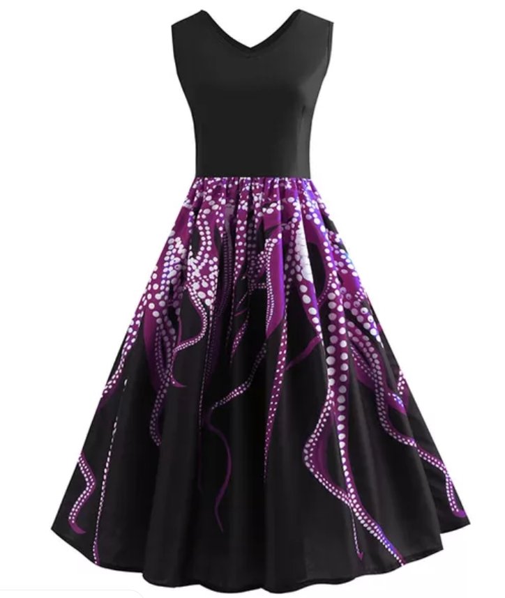 Vintage Sleeveless Trapeze Dress