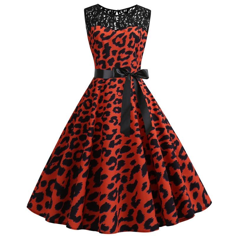 Vintage Tiger Trapeze Dress