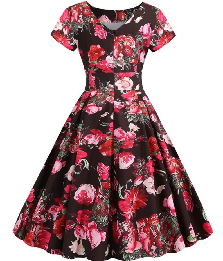 Summer Vintage Tunic Dress