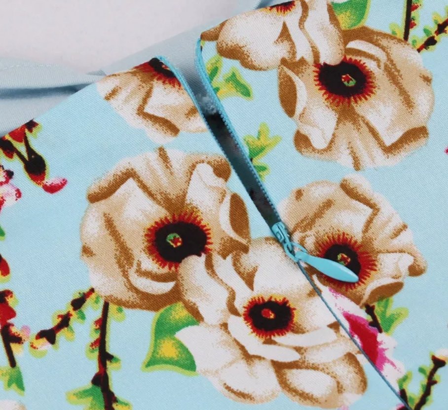 Fresh Flowers Vintage Tunic Dress