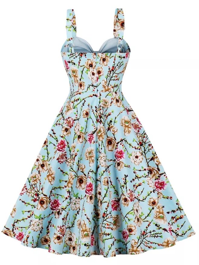 Fresh Flowers Vintage Tunic Dress