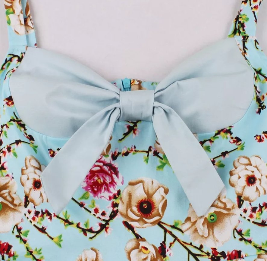 Fresh Flowers Vintage Tunic Dress