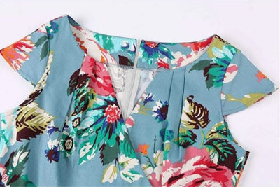 Floral Vintage Tunic Dress