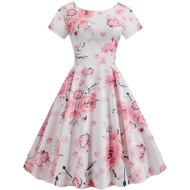 Pink vintage tunikakjole