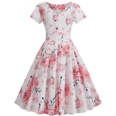 Pink Vintage Tunic Dress