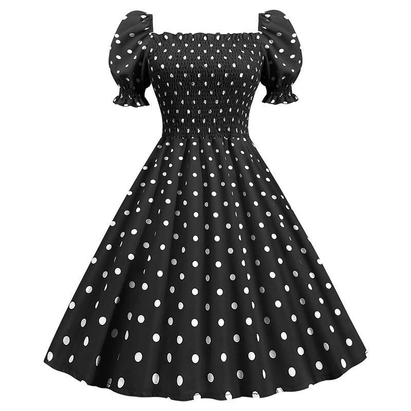 50s Style Dress Black