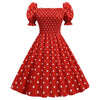 50s Style Dress Red