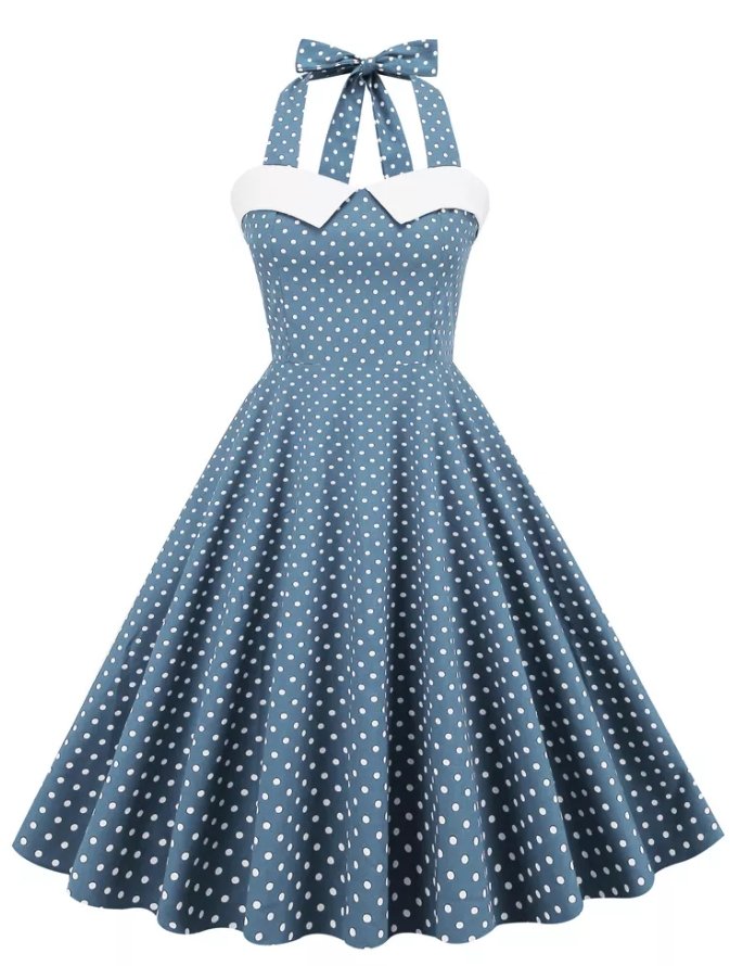Vintage 1950 Star Dress