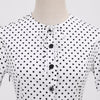 Vintage 60s Black And White Dress