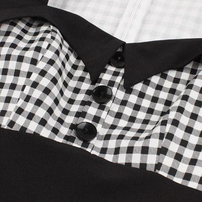 Vintage Plaid Dress