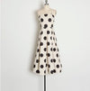 White Polka Dot Vintage Dress