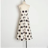 White Polka Dot Vintage Dress