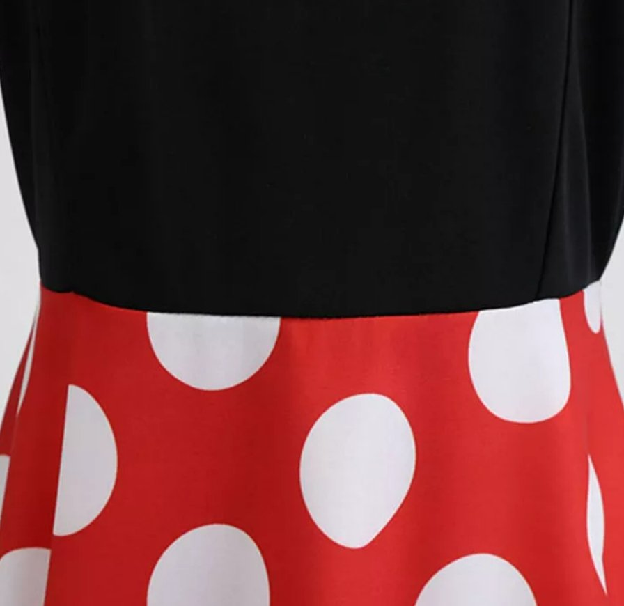 Red English Vintage Dress