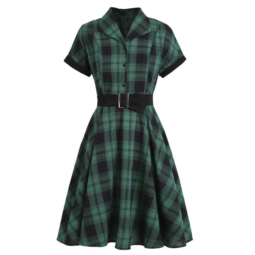 Vintage English Dress Green