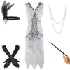 White 1920s Vintage Dress