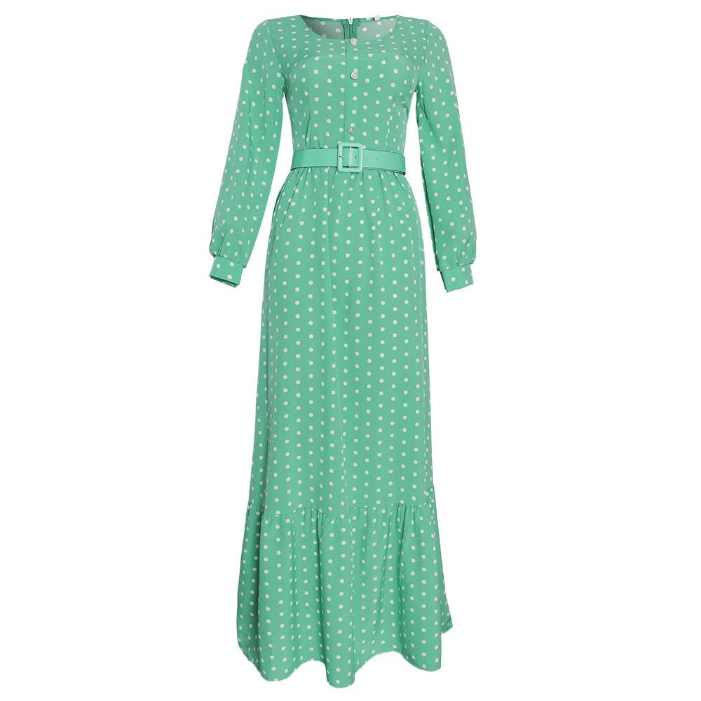 Vintage 1940s Dress Green