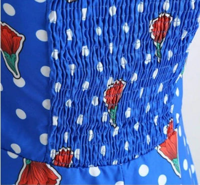 Vintage off Shoulder-kjole fra 1950&#39;erne