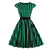 Plus Size Striped 50s Vintage Dress