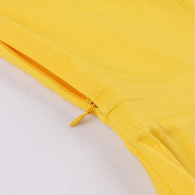 Yellow 50s Vintage Dress