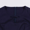 Navy And Yellow 50s Vintage Dress