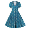 Country Blue Vintage 60s Dress