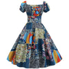 Vintage 60s Patchwork Dress