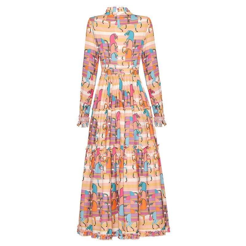 Vintage 40s Dress Drawing