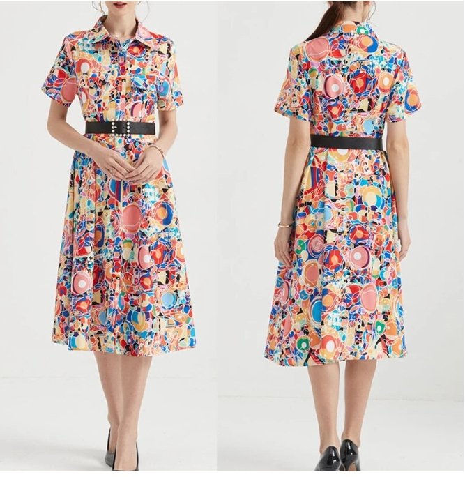 Vintage 40s Summer Dress