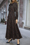 Vintage 1940s Fluid Dress Black