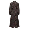 Vintage 1940s Fluid Dress Black