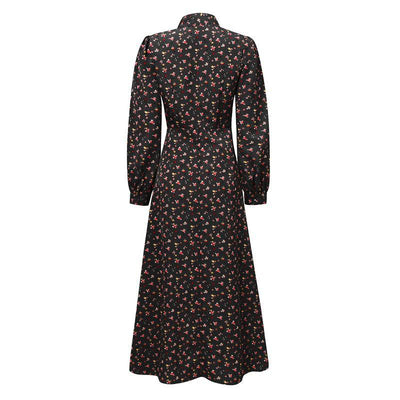 Vintage 1940s Fluid Dress Black