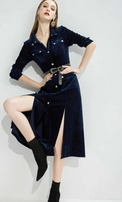 Vintage 40s Winter Dress