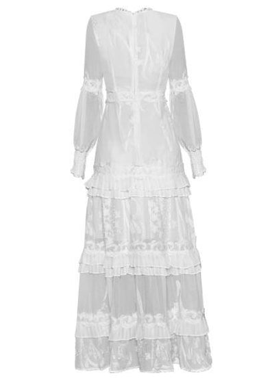 White Lantern 40s Vintage Dress