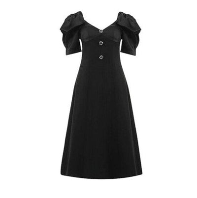 Black Vintage 40s Dress