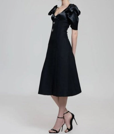 Black Vintage 40s Dress