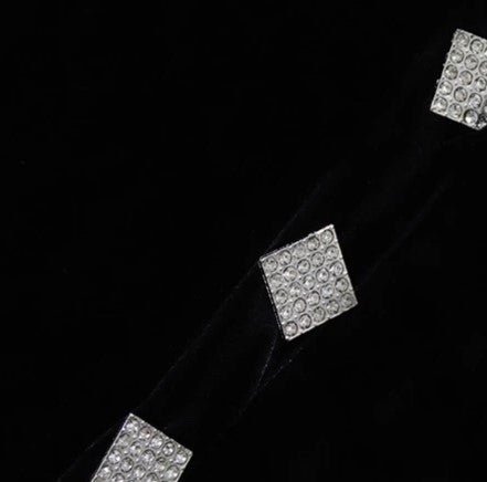 Vintage 40s Black Fall Dress