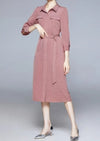 Vintage 40s Old School Pink Dress