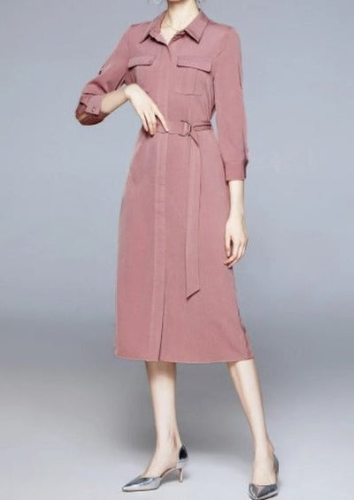 Vintage 40s Old School Pink Dress