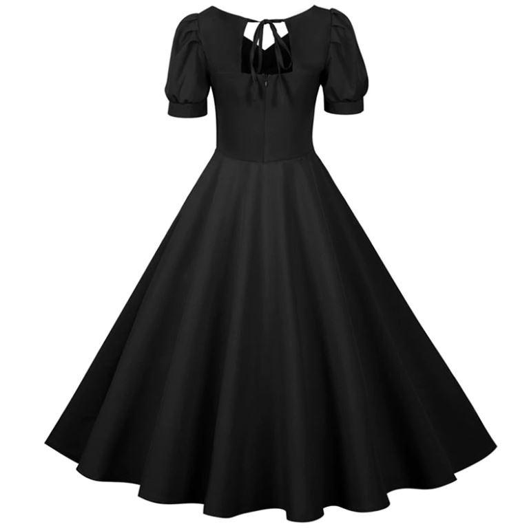Black 50s Vintage Dress
