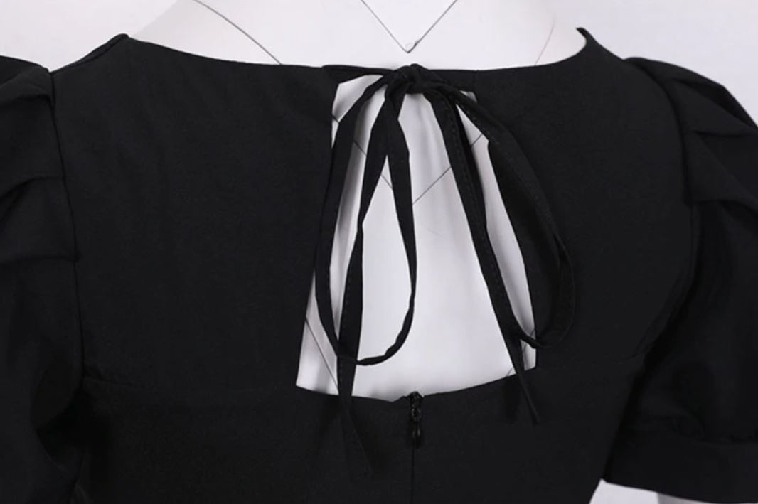 Black 50s Vintage Dress